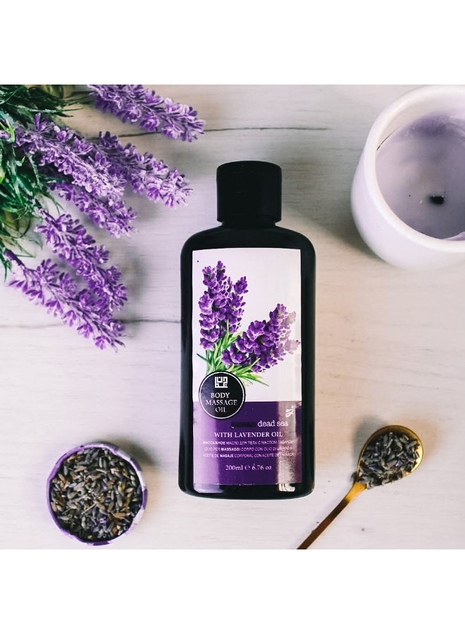 Juman Lavender Oil For Massage And Body Moisturizing - 200 ml - Image 1